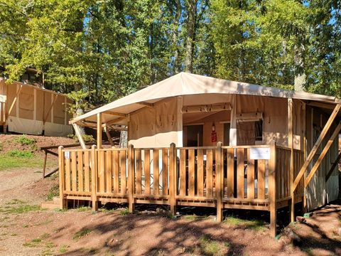 Tente en toile et en bois 5 personnes - Lodgetent Deluxe