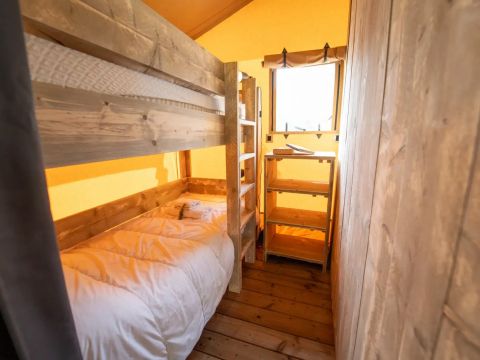 Tente en toile et en bois 4 personnes - Safari Tenten