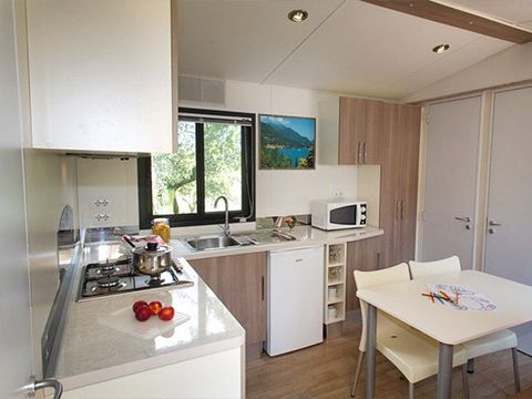 Mobilhome 4 personnes - Comfort XL | 2 Ch. | 4 Pers. | Terrasse surélevée | Clim.