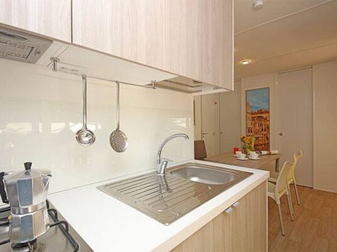 MOBILHOME 4 personnes - Mobil-home | Comfort | 2 Ch. | 4 Pers. | Terrasse surélevée | Clim.