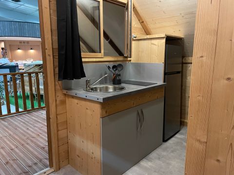 Tente en toile et en bois 5 personnes - Safari Lodge All Season