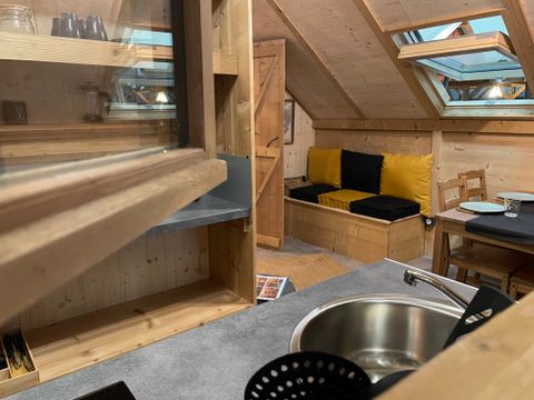 Tente en toile et en bois 5 personnes - Safari Lodge All Season