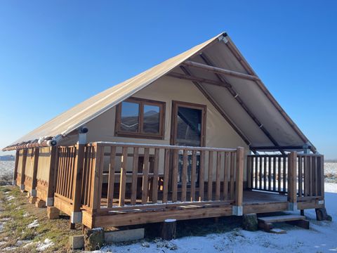 Tente en toile et en bois 5 personnes - Safari Lodge All Season