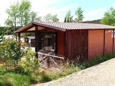 CHALET 6 personnes - Chalet 35m² Confort - 3 chambres + Terrasse intégrée + TV + Vue Lac 6 pers