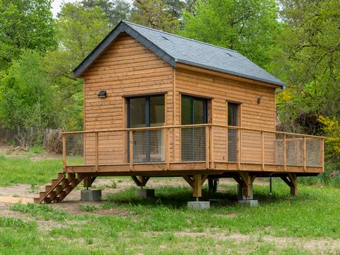 CHALET 4 personnes - Cabane de charme vue forêt (2ad + 2enf (-12ans))