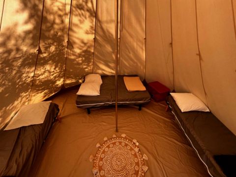 Tente en toile et en bois 4 personnes - Tipi Indiana