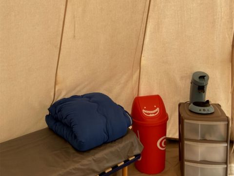 Tente en toile et en bois 4 personnes - Tipi Indiana