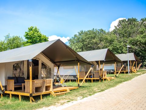 TENTE TOILE ET BOIS 5 personnes - Zelena Laguna - Tente Safari Confort