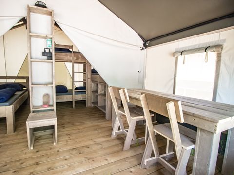 TENTE TOILE ET BOIS 4 personnes - Zelena Laguna - Tente Safari Confort