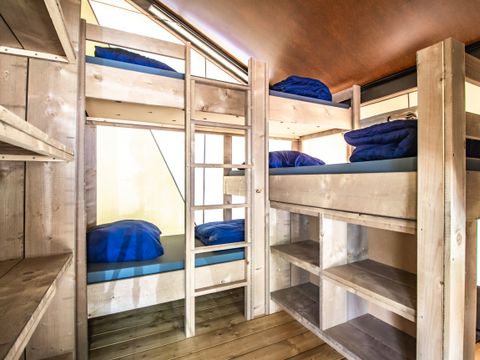 TENTE TOILE ET BOIS 4 personnes - Zelena Laguna - Tente Safari Confort