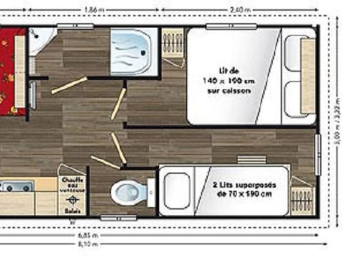HÉBERGEMENT INSOLITE 4 personnes - CONFORT