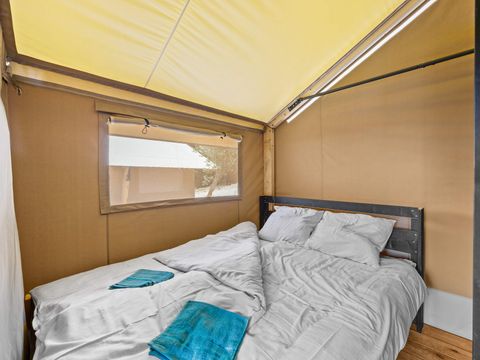 TENTE TOILE ET BOIS 5 personnes - Porto Sole - Tente Safari Bella Vista + air conditionné (5P)