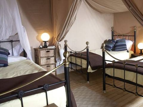 TENTE TOILE ET BOIS 6 personnes - Safari | 2 Ch. | 4/6 Pers. | Terrasse simple | Sans SDB