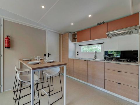 MOBILHOME 6 personnes - Mobil-home | Comfort | 3 Ch. | 6 Pers. | Terrasse surélevée | Clim.