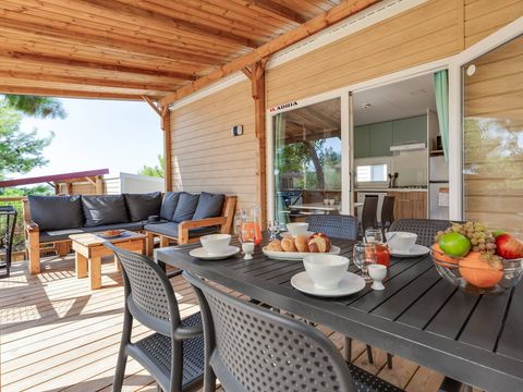 MOBILHOME 4 personnes - Mobil-home | Premium | 2 Ch. | 4 Pers. | Terrasse Lounge | Clim.