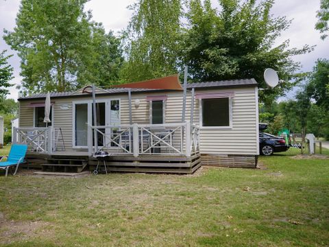 MOBILHOME 6 personnes - Classic XL | 3 Ch. | 6 Pers. | Terrasse surélevée | Clim. | TV