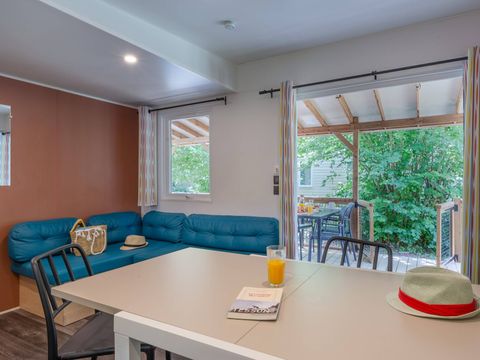 MOBILHOME 6 personnes - Comfort | 3 Ch. | 6 Pers. | Terrasse surélevée | Clim.