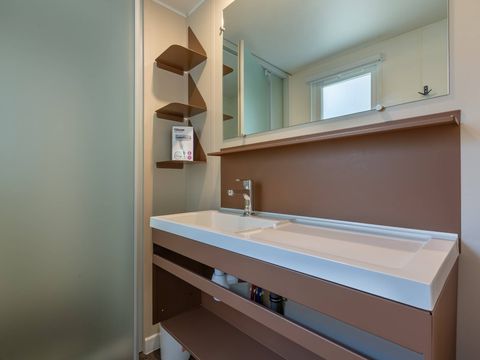 MOBILHOME 6 personnes - Comfort | 3 Ch. | 6 Pers. | Terrasse surélevée | Clim.