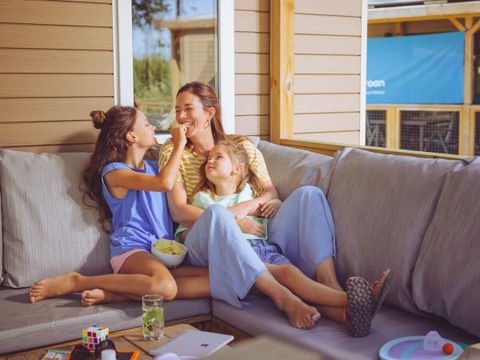 MOBILHOME 5 personnes - Supreme Plus 2 chambres 2 salles de bain Lounge