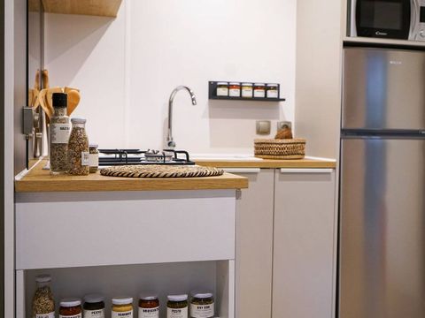 MOBILHOME 6 personnes - Comfort | 3 Ch. | 6 Pers. | Terrasse surélevée | Clim. | TV