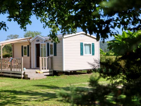Mobilhome 4/5 personnes - Terrasse semi couverte