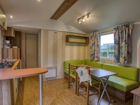 Mobilhome 4/5 personnes - Confort - 2 chambres - Terrasse couverte