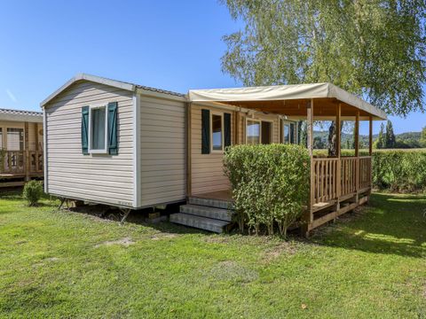 Mobilhome 4/5 personnes - Confort - 2 chambres - Terrasse couverte