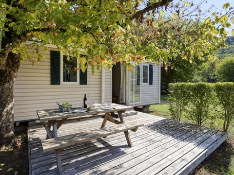 MOBILHOME 6 personnes - Mobil-home Confort 2ch - terrasse ouverte 5/6 pers