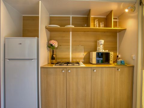 Mobilhome 1/5 personnes - Tit'home bâche et terrasse - 2 chambres - SANS san