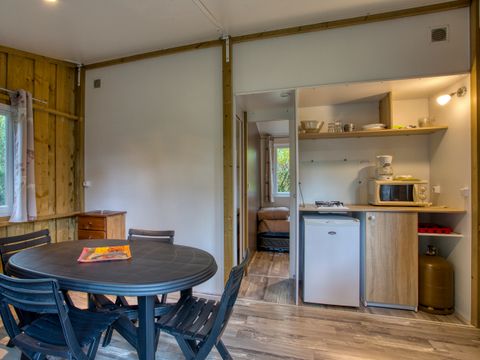 Bungalow 1/5 personnes - Tit'home Bois et terrasse - 2 chambres - Sans - SAN