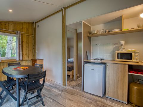 Bungalow 1/5 personnes - Tit'home Bois et terrasse - 2 chambres - Sans - SAN