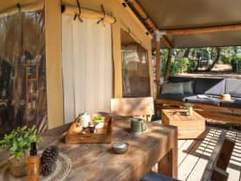 MOBILHOME 5 personnes - Tente Kenya + 5p 2ch **