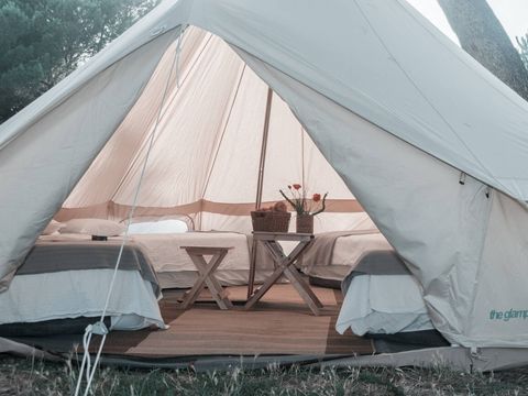 TENTE TOILE ET BOIS 4 personnes - Glamping 4P