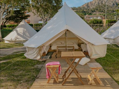 TENTE TOILE ET BOIS 4 personnes - Glamping 4P