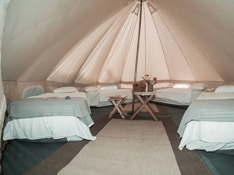 TENTE TOILE ET BOIS 4 personnes - Glamping 4P
