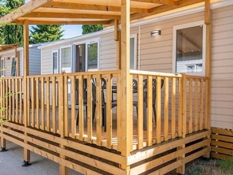 Mobilhome 6 personnes - Mobil-home | Comfort XL | 3 Ch. | 6 Pers. | Terrasse surélevée | Clim.