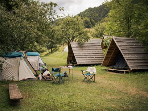 TENTE TOILE ET BOIS 3 personnes - Cabane Kokura (sans sanitaires)