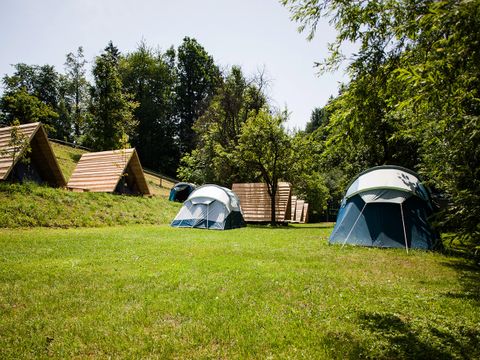 TENTE TOILE ET BOIS 3 personnes - Cabane Kokura (sans sanitaires)