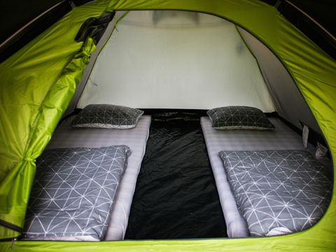 TENTE TOILE ET BOIS 3 personnes - Cabane Kokura (sans sanitaires)
