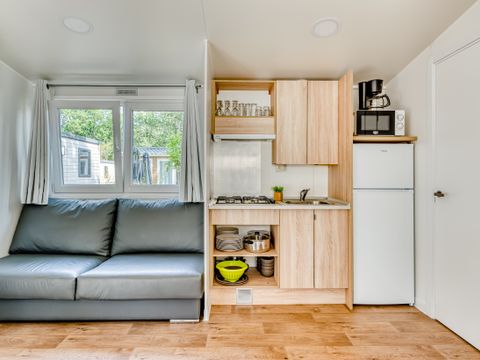 MOBILHOME 10 personnes - Cottage TWIN Cordouan 6 Pièces 10 Personnes Climatisé + TV