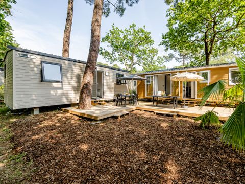 MOBILHOME 10 personnes - Cottage TWIN Cordouan 6 Pièces 10 Personnes Climatisé + TV