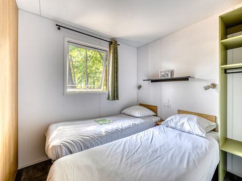 MOBILHOME 10 personnes - Cottage TWIN Cordouan 6 Pièces 10 Personnes Climatisé + TV