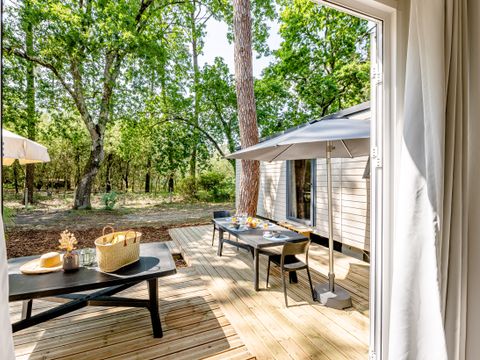 MOBILHOME 10 personnes - Cottage TWIN Cordouan 6 Pièces 10 Personnes Climatisé + TV