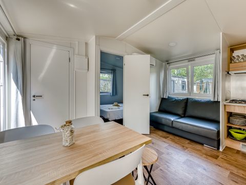 MOBILHOME 10 personnes - Cottage TWIN Cordouan 6 Pièces 10 Personnes Climatisé + TV