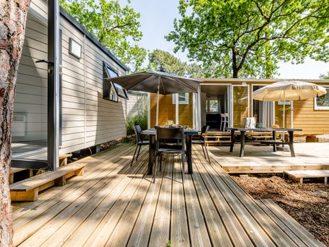 MOBILHOME 10 personnes - Cottage TWIN Cordouan 6 Pièces 10 Personnes Climatisé + TV