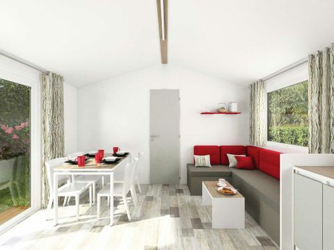 MOBILHOME 4 personnes - Cottage Verdon 3 Pièces 4 Personnes Climatisé + TV