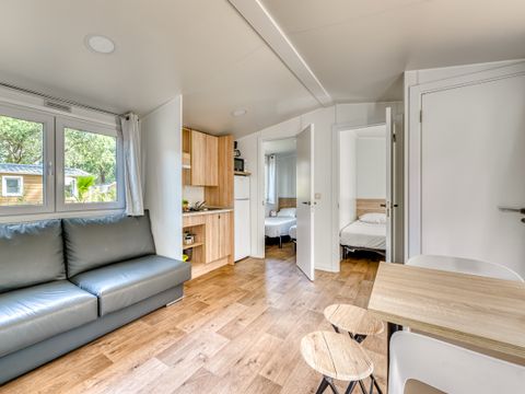 MOBILHOME 10 personnes - Cabane TWIN 6 Pièces 10 Personnes Climatisé + TV