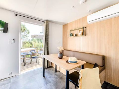 MOBILHOME 4 personnes - Cottage Cordouan 3 Pièces 4 Personnes Climatisé + TV