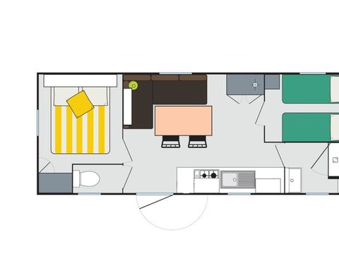 MOBILHOME 4 personnes - Mobilhome 4 personnes