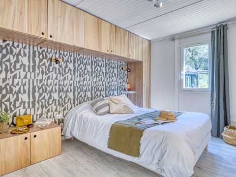 MOBILHOME 5 personnes - Cabane Confort 2 chambres 35m² - adapté aux personnes à mobilité réduite